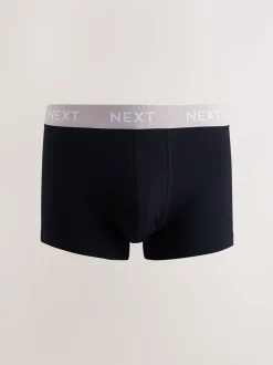 Blauw/groen/gele tailleband - Hipster boxers van katoenrijke mix