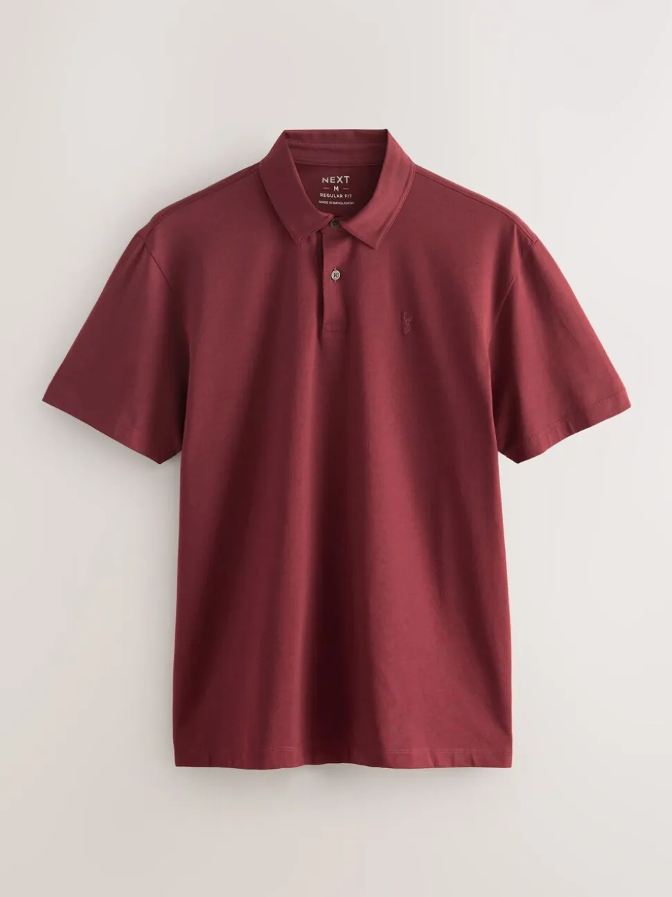 Blauwgroen/Zwart/Roest Rood - Set van 3 jersey poloshirts met korte mouwen