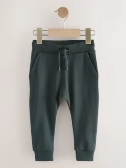 Blauw/Lichtbruin/Antracietgrijs - Set van 3 superskinny joggingbroeken (3 mnd-7 jr)