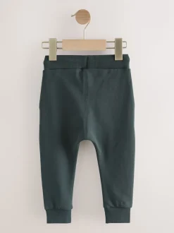 Blauw/Lichtbruin/Antracietgrijs - Set van 3 superskinny joggingbroeken (3 mnd-7 jr)