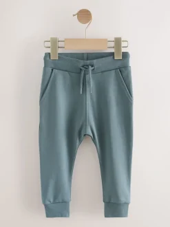 Blauw/Lichtbruin/Antracietgrijs - Set van 3 superskinny joggingbroeken (3 mnd-7 jr)