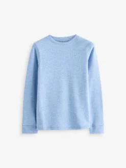 Blauw/marine - 2 -pack thermische tops met lange mouwen (2-16jr)