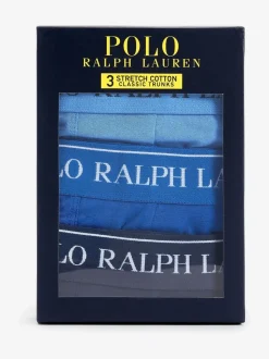 Blauw/marine - Polo Ralph Lauren verpakking van 3 stretchy katoenen boxershorts
