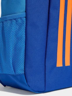 Blauw/oranje - adidas Kinderrugzak met 3 Strepen
