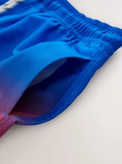 Blauw/oranje - Ombré Zwembroek (3-16jr)