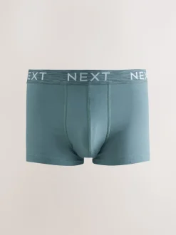 Blauw/paars/rood - Hipster boxers van katoenrijke mix