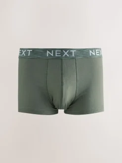 Blauw/paars/rood - Hipster boxers van katoenrijke mix