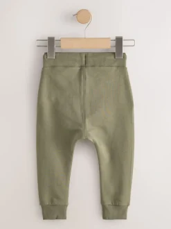 Blauw/Roestoranje/Kakigroen - Verpakking van 5 joggingbroeken (3mnd-7jr)