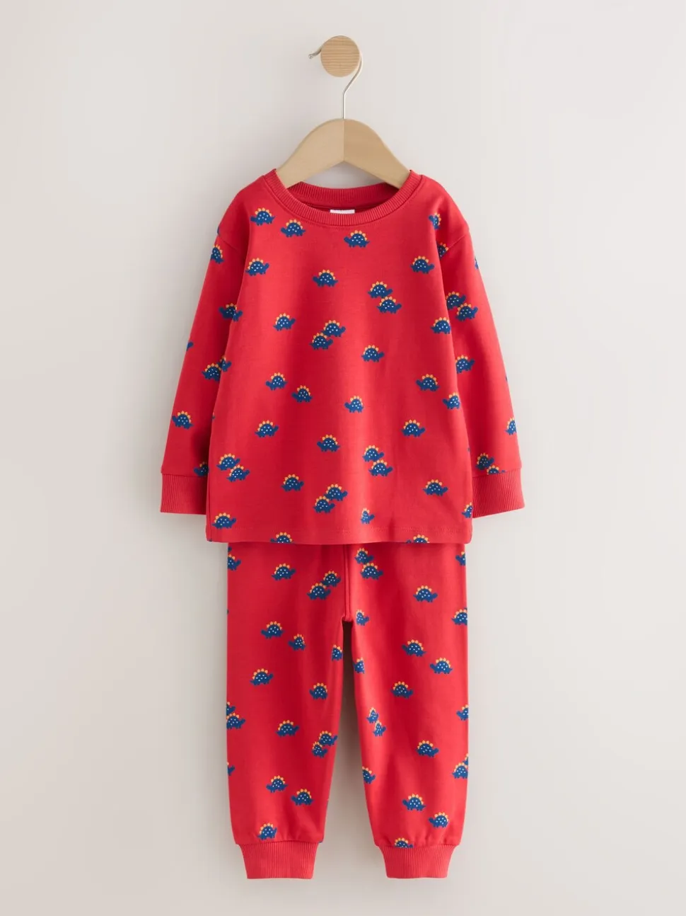 Blauw/Rood/Crème - Verpakking van 3 knusse pyjama's (9 mnd-10 jr)
