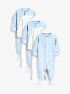 Blauw/wit - Babypyjama's (0-2 jr)