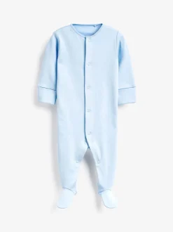 Blauw/wit - Babypyjama's (0-2 jr)