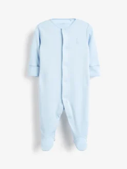 Blauw/wit - Babypyjama's (0-2 jr)