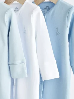 Blauw/wit - Babypyjama's (0-2 jr)