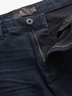 Blauw-zwart - Enkele - Slim fit klassieke stretchy jeans