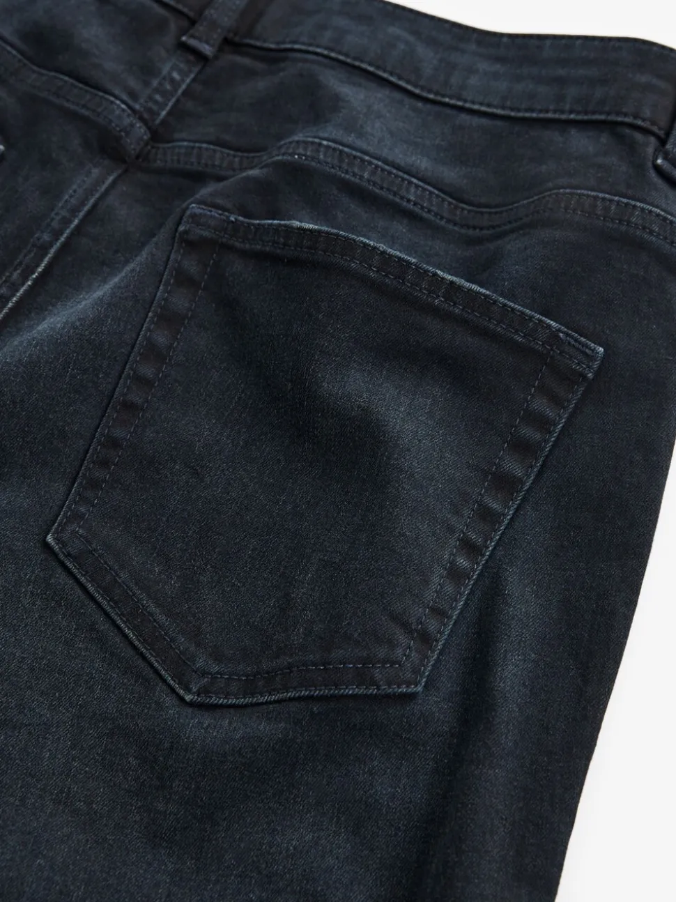 Blauw-zwart - Rechte, klassieke jeans met stretch