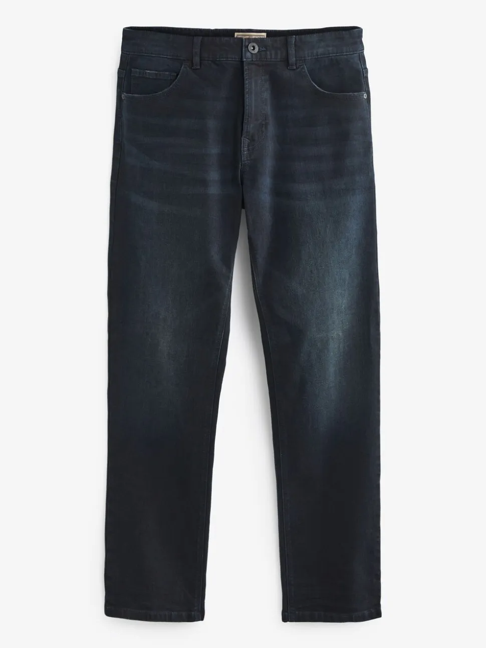 Blauw-zwart - Rechte, klassieke jeans met stretch