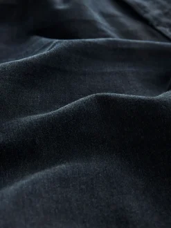 Blauw-zwart - Rechte, klassieke jeans met stretch