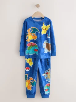 Blauw/zwart Pokemon - Licentie Joggingbroeken Pyjama's 2 verpakking (3-14jr)