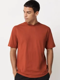 Blauw/zwart/oranje/groen/grijs/ecru wit - Normale Pasvorm - Essential katoenen T-shirts verpakking van 6