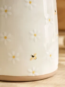 Bloemen keramische gebruiksvoorwerppot