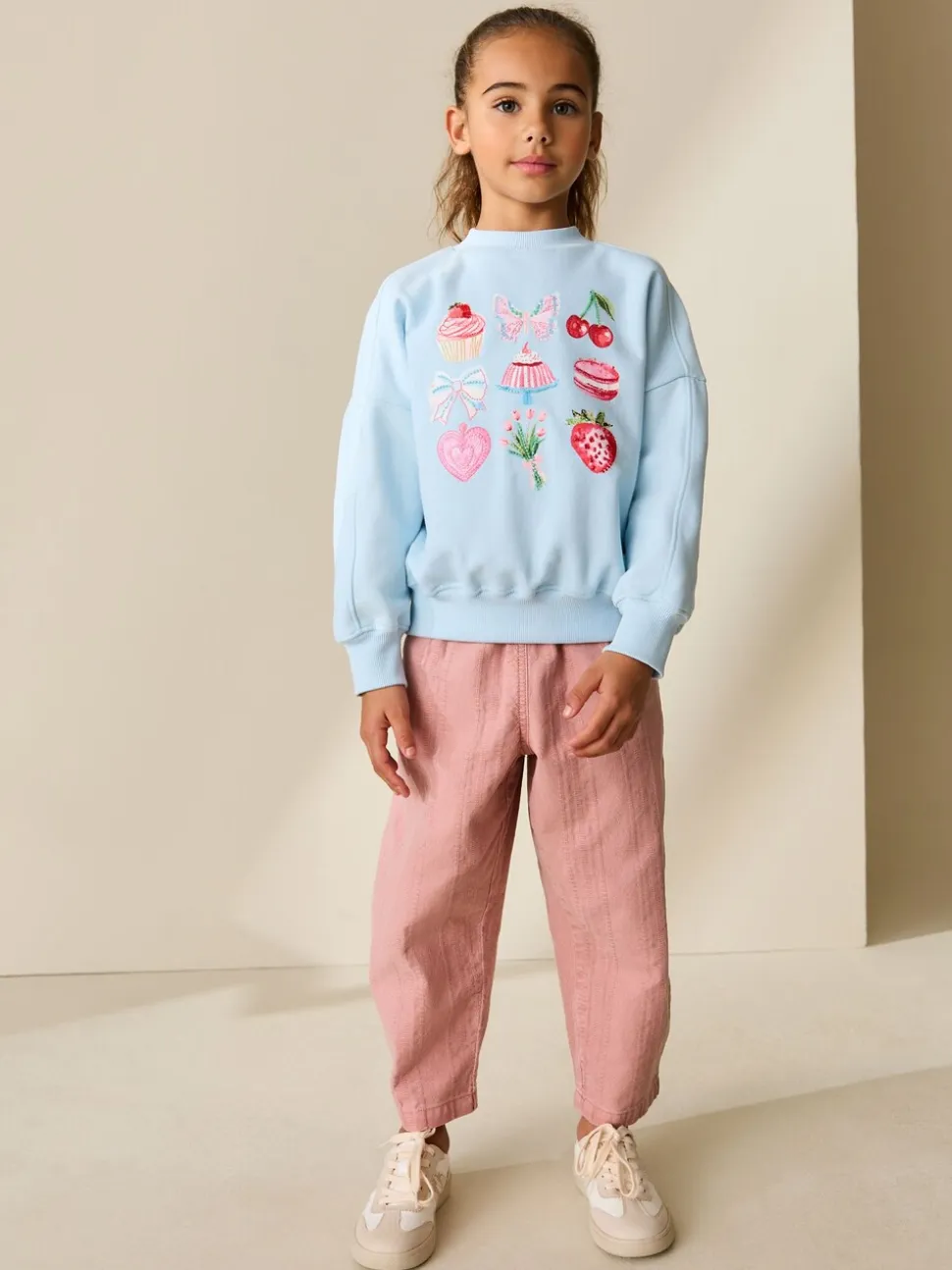 Blue Beaded Cake - Sweatshirt (3 - 16 jr)
