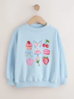 Blue Beaded Cake - Sweatshirt (3 - 16 jr)