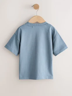 Blue Daddy's Best Buddy - Short Sleeve Small Graphic T-Shirt (3mths-7yrs)
