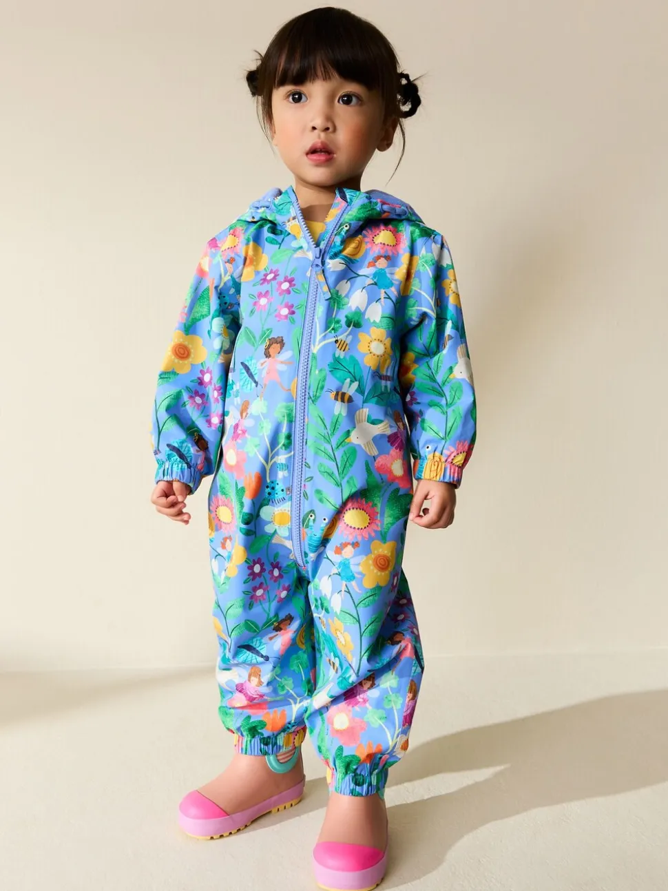 Blue Fairy Character - Waterbestendig regenpak met print (6 mnd-7 jr)