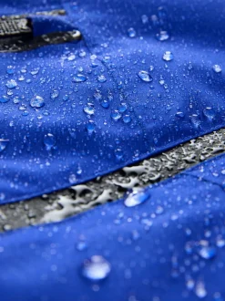 Blue Lightning Print - Waterdichte jas met fleece voering en capuchon (3-17jr)