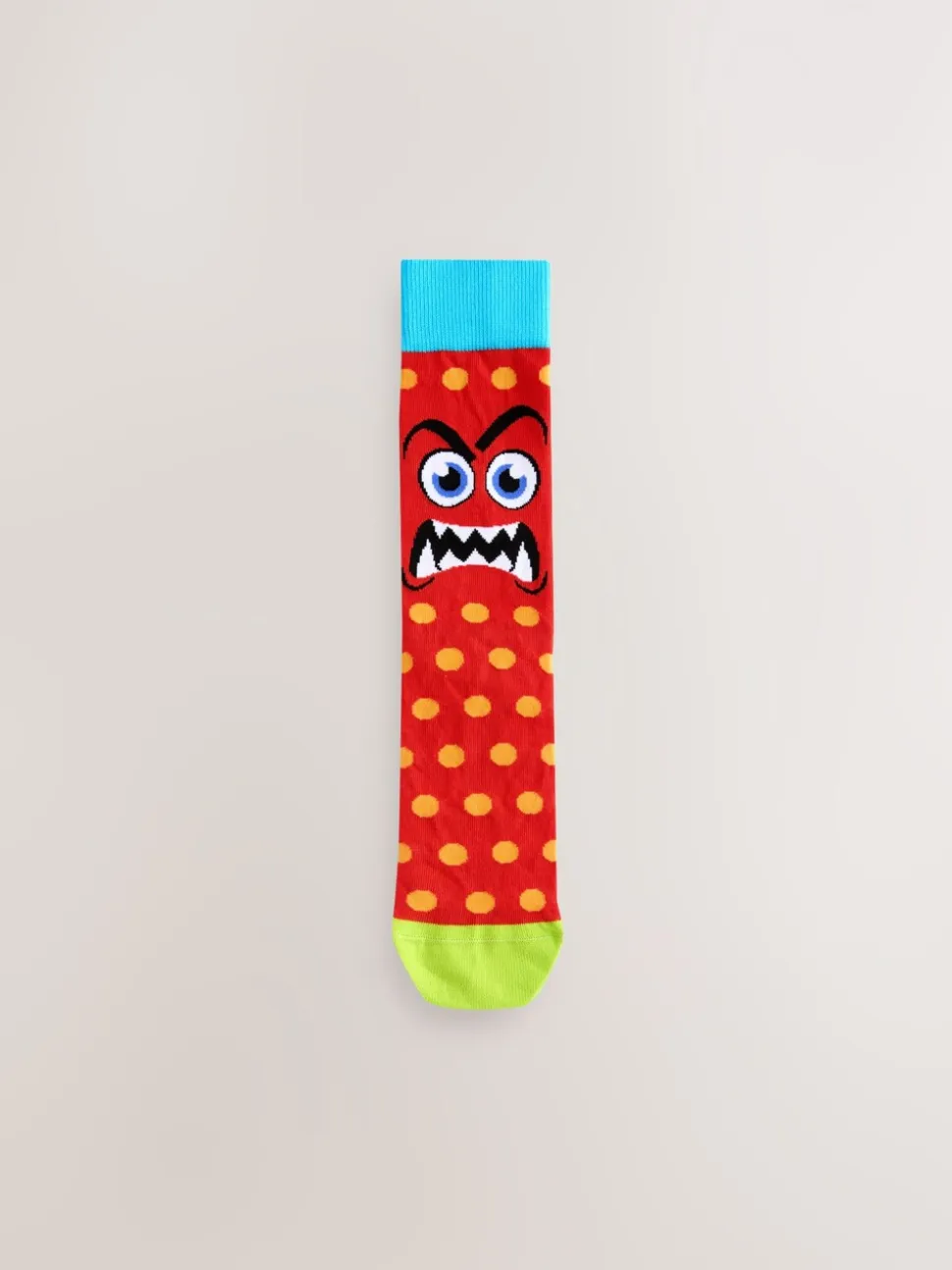 Blue/Green/Red Monster - Set van 5 sokken met patroon