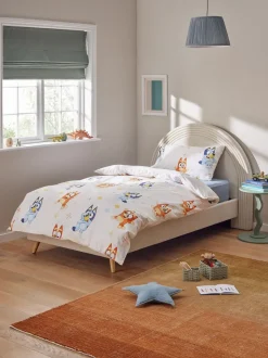 Bluey en Friends 100% katoenen dekbedovertrek- en kussensloopset