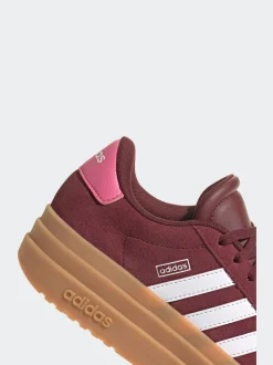 Bordeauxrood - adidas VL Court Bold Lace Junior Trainers