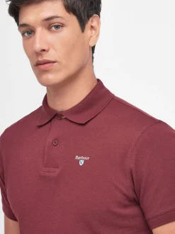 Bordeauxrood - Barbour® Classic poloshirt