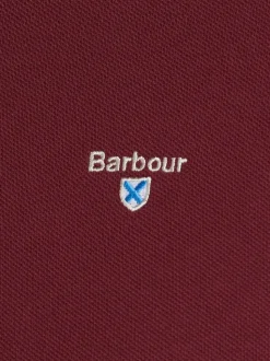 Bordeauxrood - Barbour® Classic poloshirt
