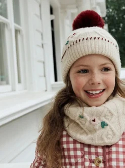 Bordeauxrood - Beanie And Snoods Set (1-16yrs) (1-16yrs)