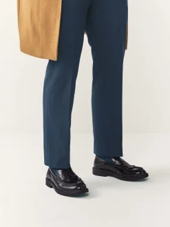 Bordeauxrood - Fringe Penny Loafers