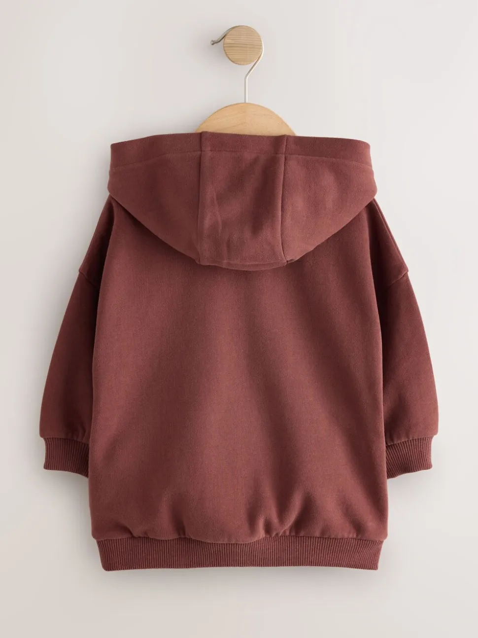 Bordeauxrood - Hoodie met lange mouwen en print (3mnd-7jr)