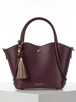 Bordeauxrood - Luella Grey Red Flo Cross-Body Bag