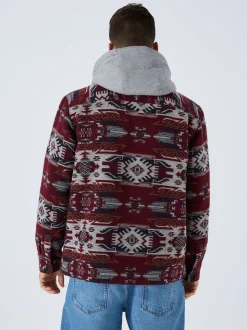Bordeauxrood - Navajo Style Shacket