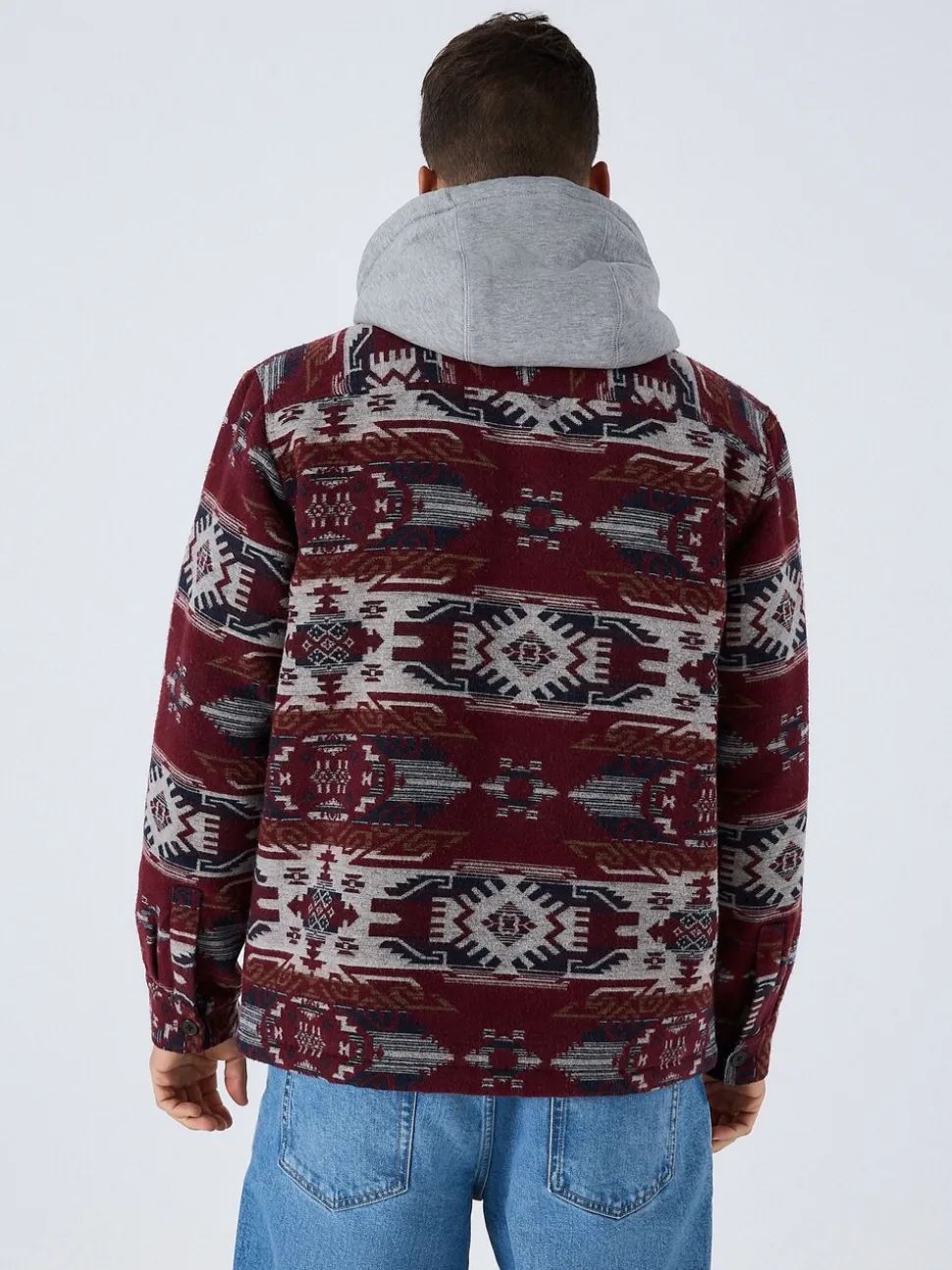 Bordeauxrood - Navajo Style Shacket