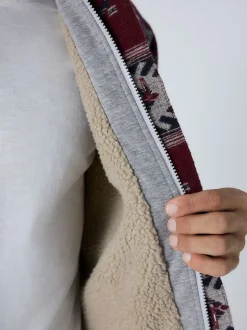 Bordeauxrood - Navajo Style Shacket