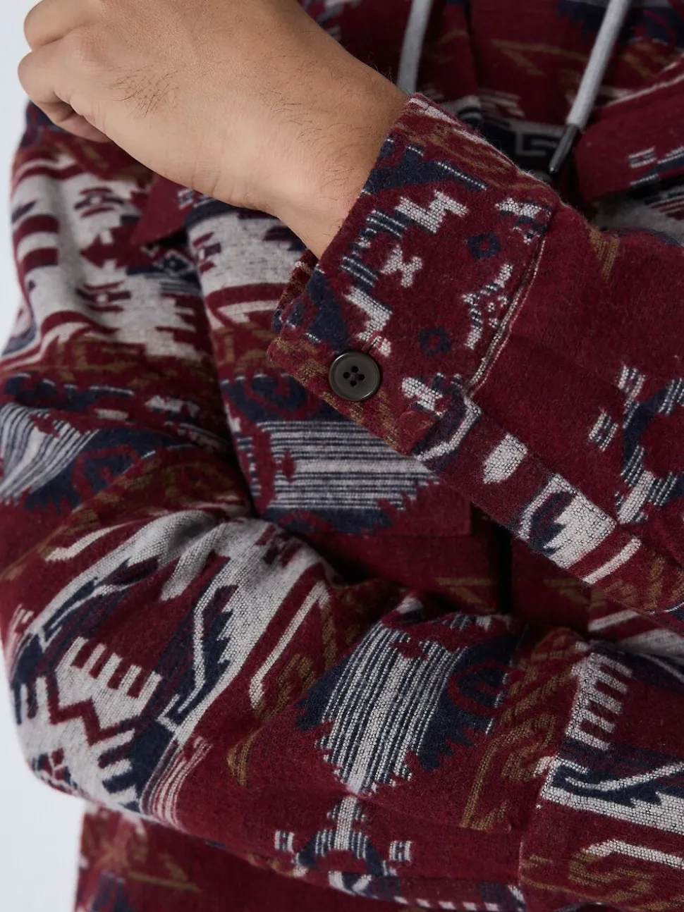 Bordeauxrood - Navajo Style Shacket