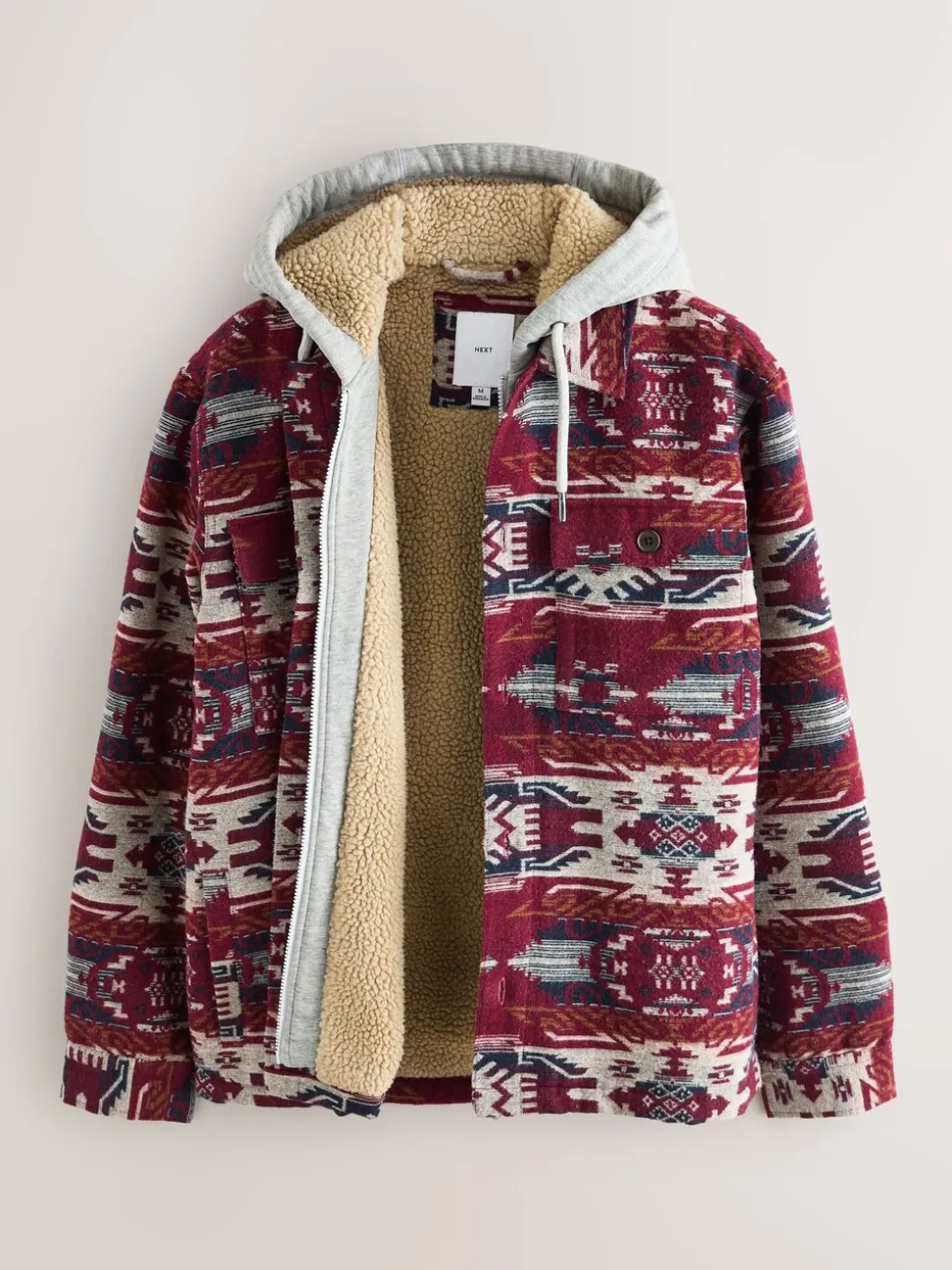 Bordeauxrood - Navajo Style Shacket