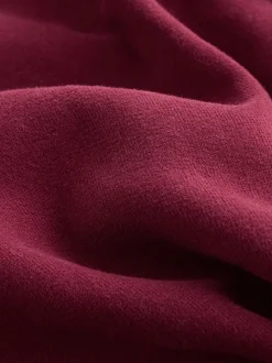 Bordeauxrood - Relaxte sweaterjurk (3mnd-7jr)