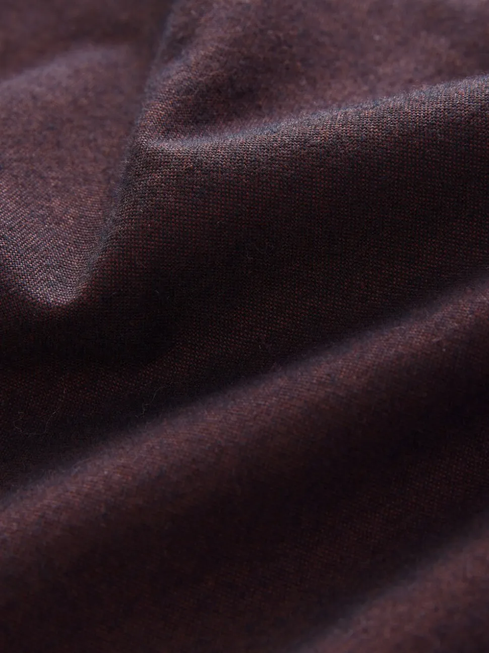 Bordeauxrood - Soft Touch Oxford Long Sleeve Shirt