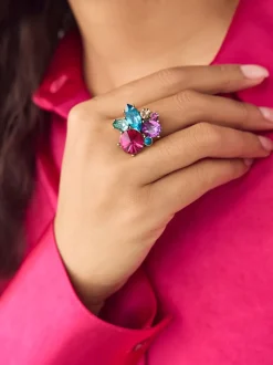 Bordeauxrood - Statement Jewel Ring