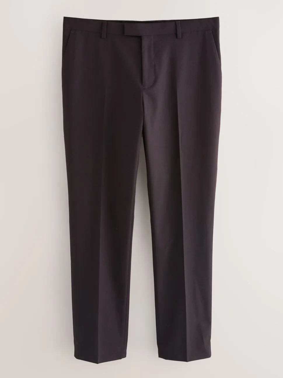 Bordeauxrood - Tailored fit - Pantalon in smokingstijl