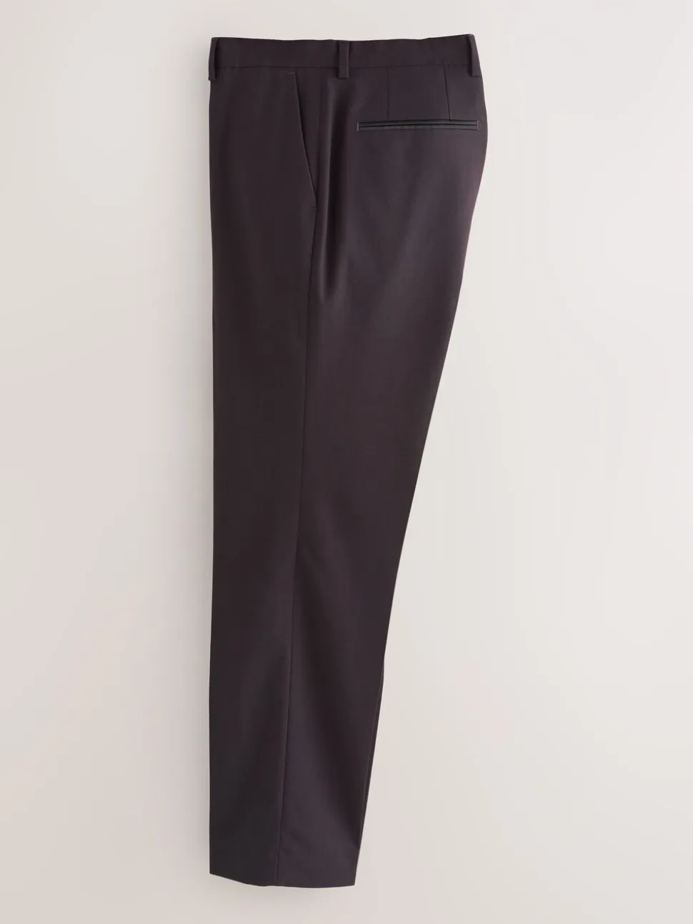 Bordeauxrood - Tailored fit - Pantalon in smokingstijl