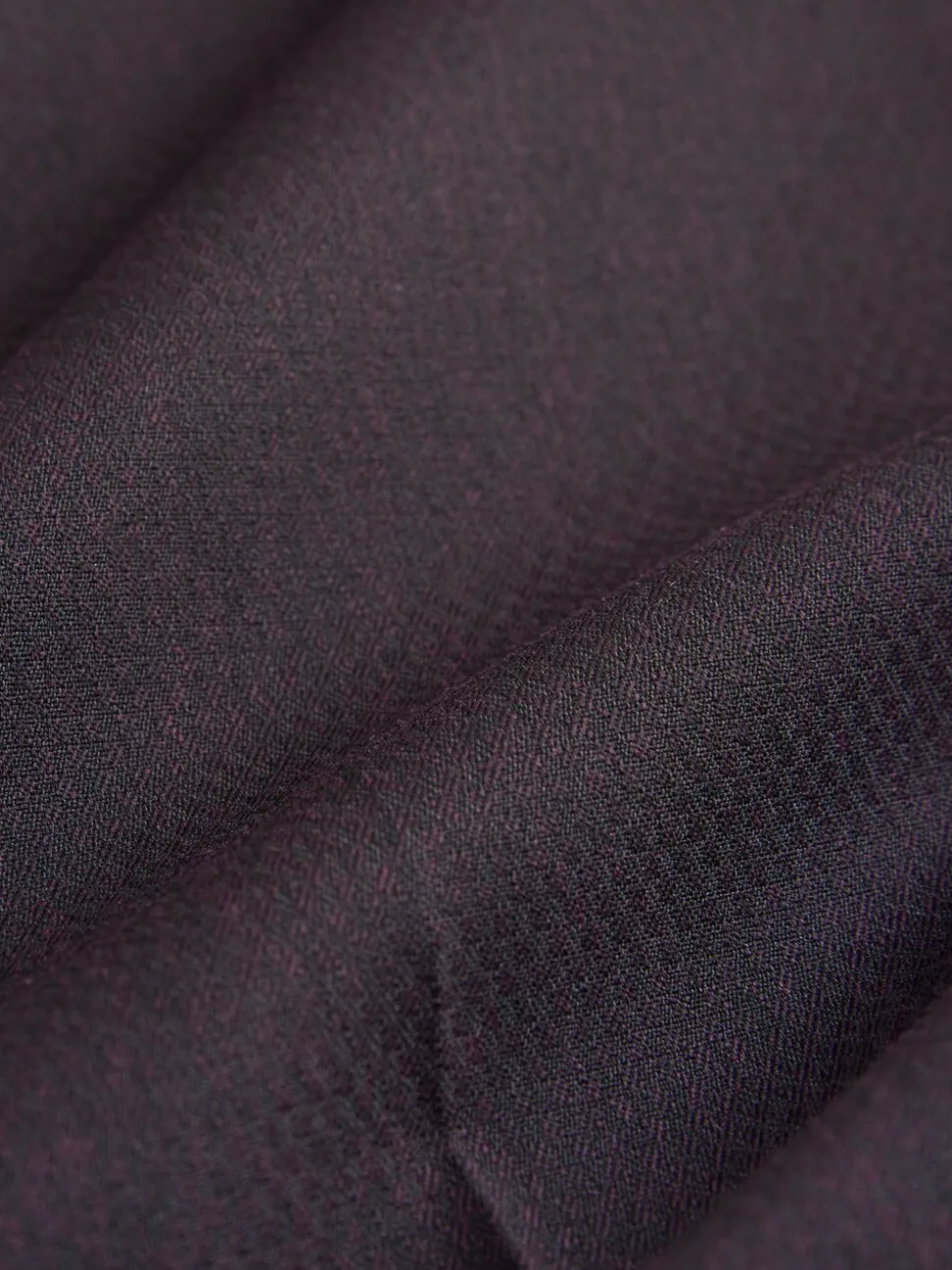 Bordeauxrood - Tailored fit - Pantalon in smokingstijl