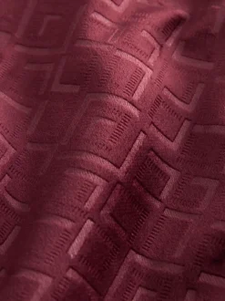 Bordeauxrood - Textured Velvet Blazer (3-16yrs)